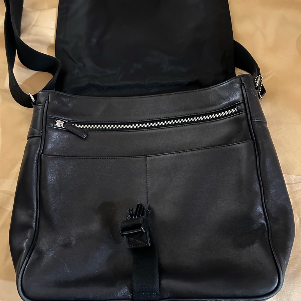 Coach leather messenger bag/ briefcase/ laptop bag - Picture 6 of 13